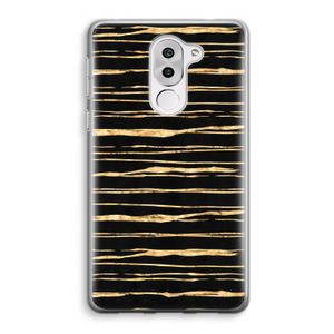 Gouden strepen: Honor 6X Transparant Hoesje