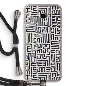 Moroccan Print: Samsung Galaxy J4 Plus Transparant Hoesje met koord