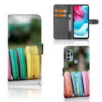 Motorola Moto G60s Book Cover Macarons