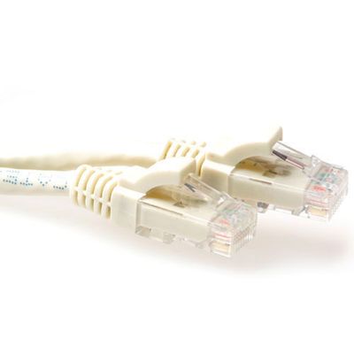 ACT IS8452 CAT6 U/UTP Patchkabel Snagless | Ivoor | 25 cm