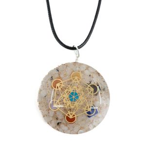 Orgonite Hanger Metatron Chakra Regenboog Maansteen