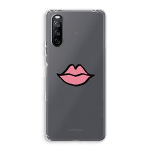 Kusje: Sony Xperia 10 III Transparant Hoesje