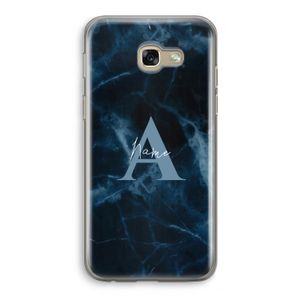 Midnight Marble: Samsung Galaxy A5 (2017) Transparant Hoesje