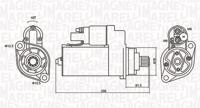 Startmotor / Starter MAGNETI MARELLI, Spanning (Volt)12V, u.a. für VW