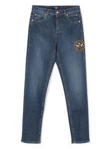 Balmain Kids jean à coupe droite - Bleu