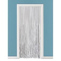 Vliegengordijn/deurgordijn Cortina - PVC - spaghetti - wit - 90 x 220 cm