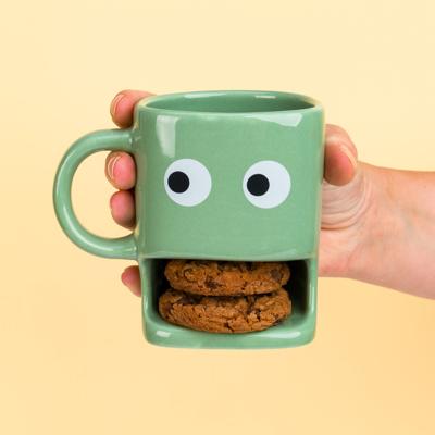 Koekjesmok met ogen - groen Koekjesmok met ogen - groen