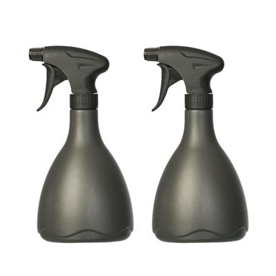 Plantenspuit/plantensproeier - Pakket van 8x stuks - 700 ml - zwart - kunststof