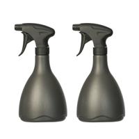 Plantenspuit/plantensproeier - Pakket van 8x stuks - 700 ml - zwart - kunststof