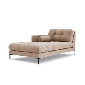 Cosmopolitan Design Bali Chaise Longue Links - Taupe / Zwart