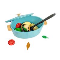 Bigjigs houten stoofpannen speelset, 17dlg.