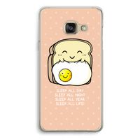 Sleep All Day: Samsung A3 (2017) Transparant Hoesje