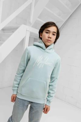 Malelions Striped Signature Hoodie Kids Lichtblauw - Maat 128 - Kleur: Lichtblauw | Soccerfanshop