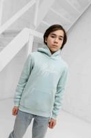 Malelions Striped Signature Hoodie Kids Lichtblauw - Maat 128 - Kleur: Lichtblauw | Soccerfanshop