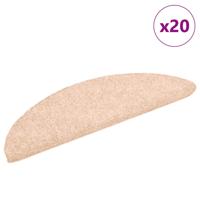Trapmatten zelfklevend 20 st 56x17x3 cm crèmekleurig