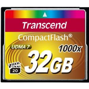 Transcend 1000x CompactFlash 32GB flashgeheugen MLC