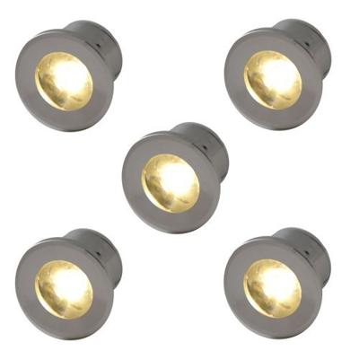 Lyora Led inbouwspotsForte Mini (5 x) 230 volt - VY005-1w 2700K
