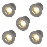 Lyora Led inbouwspotsForte Mini (5 x) 230 volt - VY005-1w 2700K