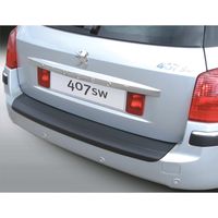 Bumper beschermer passend voor Peugeot 407 SW -2009 Zwart GRRBP297 - thumbnail