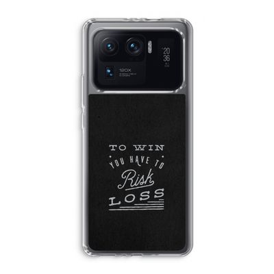 Risk loss: Xiaomi Mi 11 Ultra Transparant Hoesje