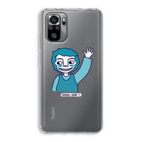 Zwaai: Xiaomi Redmi Note 10S Transparant Hoesje