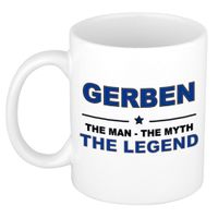 Gerben The man, The myth the legend collega kado mokken/bekers 300 ml - thumbnail