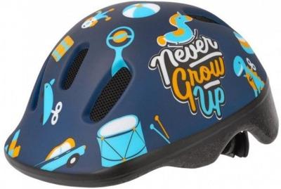 Polisport kinderhelm toys. maat: xxs (44/48 cm), kleur: blauww mat