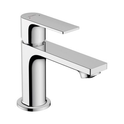 Hansgrohe Wastafelmengkraan Rebris E Eengreeps 80 Met Trekwaste Chroom