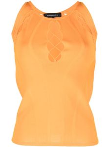 BCBG Max Azria débardeur à détail de laçage - Orange