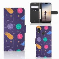 Huawei P20 Lite | Wallet Case | met Pasjes | Space