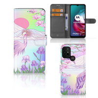 Motorola Moto G10 | G20 | G30 Telefoonhoesje met Pasjes Bird - thumbnail