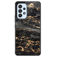 Samsung Galaxy A33 hoesje - Marmer grijs brons Samsung Galaxy A33 hoesje - Marmer grijs brons