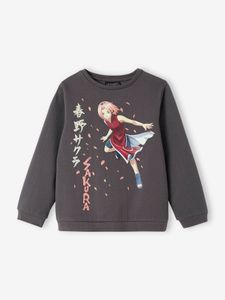 Meisjessweater Naruto® Sakura grijs