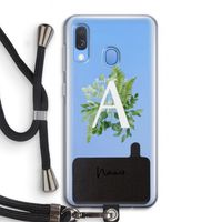Green Brush: Samsung Galaxy A40 Transparant Hoesje met koord