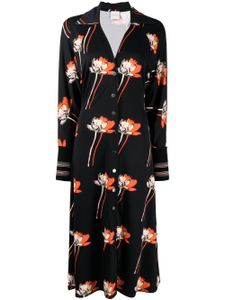 Paul Smith robe-chemise à fleurs - Noir