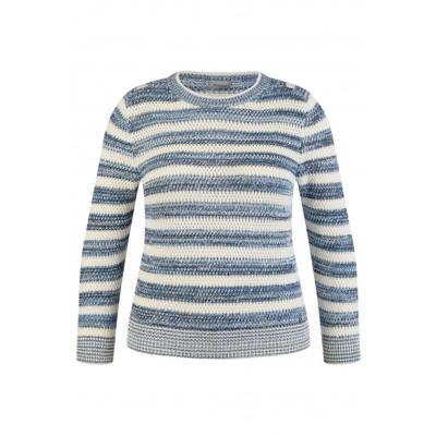 Rabe - Blauw | Dames | Trui | Blauw | 50 | regular | Kamst mode
