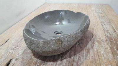 Waskom riviersteen RVL250312, 53x41x15 cm