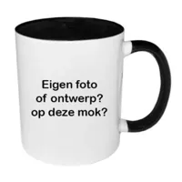 Mok met foto (zwart)