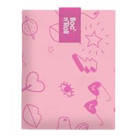 Broodtrommel Roll'eat Boc'n'roll Essential Paint Unicorn Roze (11 x 15 cm)