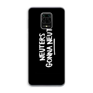 Neuters (zwart): Xiaomi Redmi Note 9 Pro Transparant Hoesje