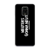 Neuters (zwart): Xiaomi Redmi Note 9 Pro Transparant Hoesje Neuters (zwart): Xiaomi Redmi Note 9 Pro Transparant Hoesje