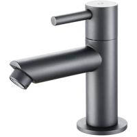 Toiletkraan Fonteinkraan Koudwaterkraan Gunmetal Grijs met PVD Coating