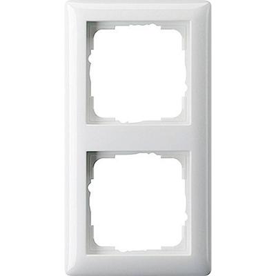 GIRA 021203 Frame 2-voudig System 55, Standaard 55 Zuiver wit (glanzend) 1 stuk(s)