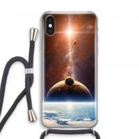 Omicron 2019: iPhone XS Max Transparant Hoesje met koord