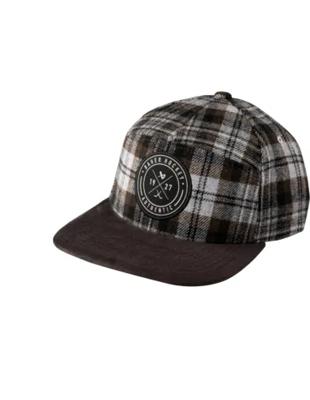 Bauer Plaid Snapback Hat (grijs) Grijs