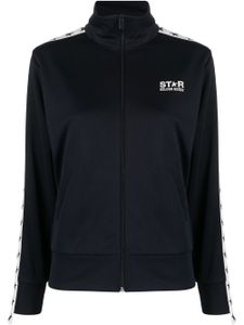 Golden Goose veste de sport à motif d'étoiles - Bleu