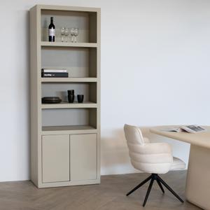 Wandkast Xander Beige Small 220cm - Giga Meubel