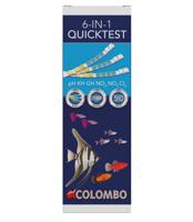 Colombo Aqua Quicktest 6 - 50 Teststrips voor Waterkwaliteit in Vijver en Aquarium - thumbnail