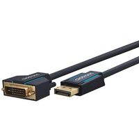ClickTronic 70731 video kabel adapter 5 m DVI-D DisplayPort Blauw