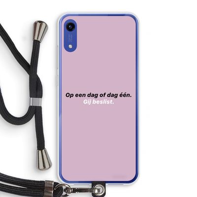 gij beslist: Honor Play 8A Transparant Hoesje met koord